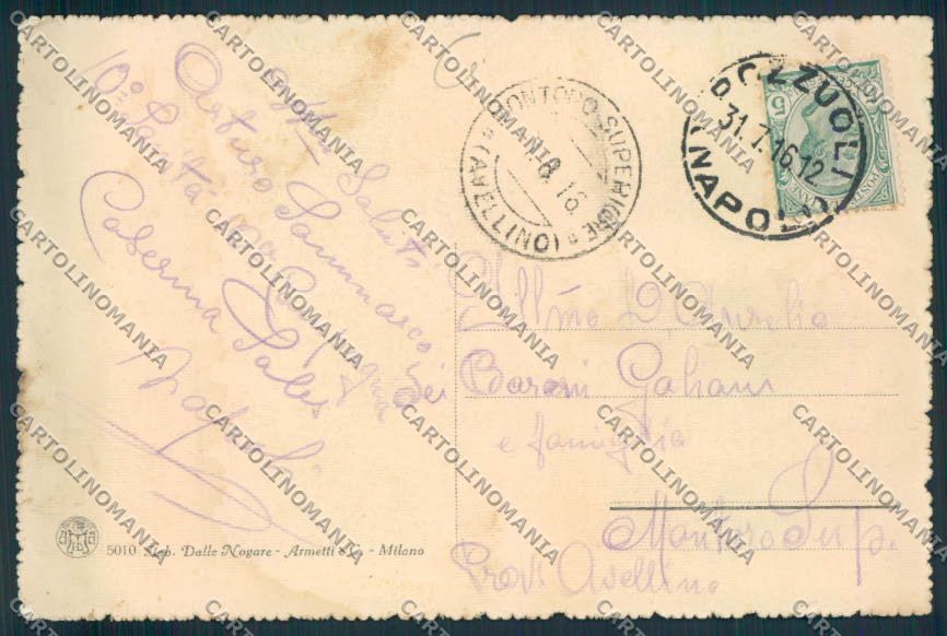 Avellino Montevergine cartolina MV8176 – retro