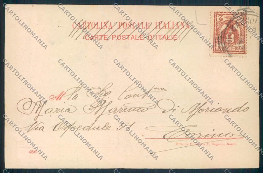 Avellino Bagnoli Irpino cartolina MV8201 – retro