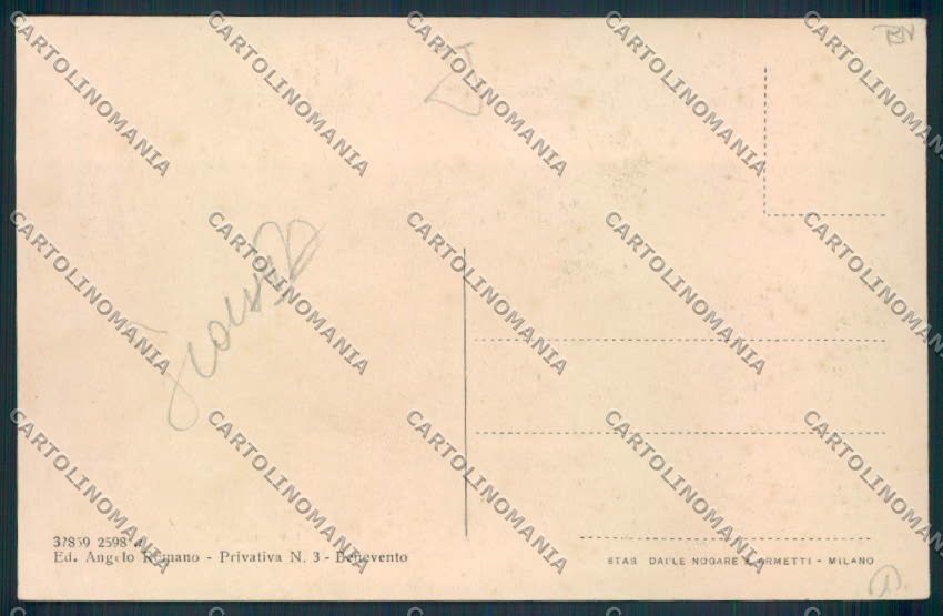 Benevento città SCOLLATA cartolina MV8233 – retro