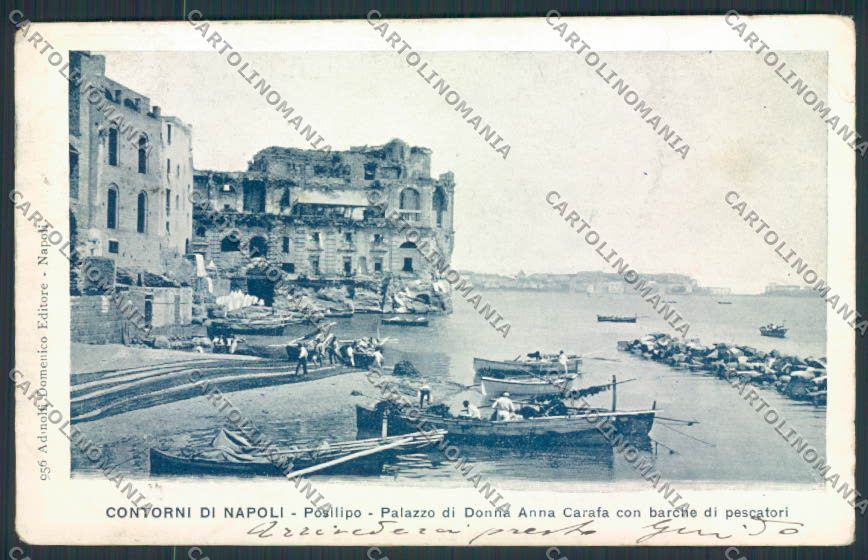 Napoli città Posillipo PIEGHINA cartolina MV8300 – fronte