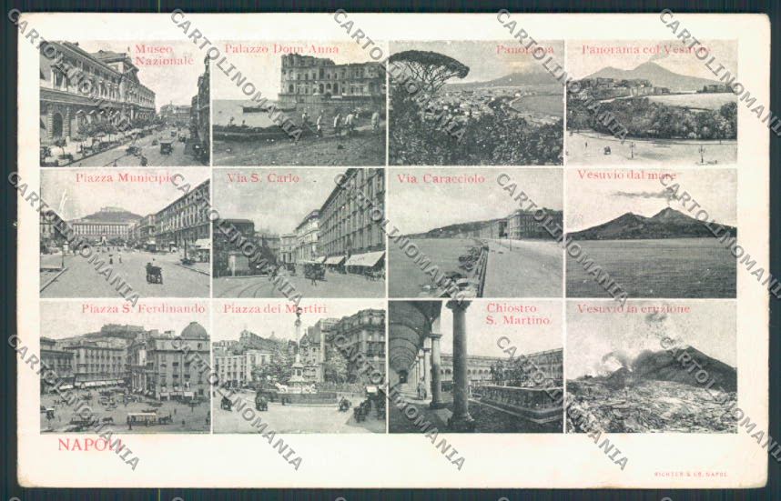Napoli città cartolina MV8301 – fronte