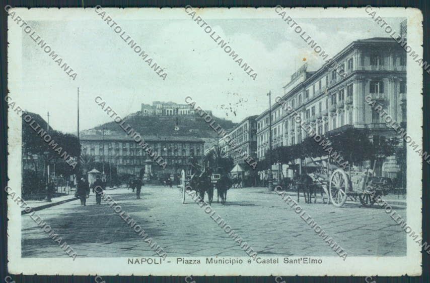 Napoli città PIEGHINE cartolina MV8306 – fronte