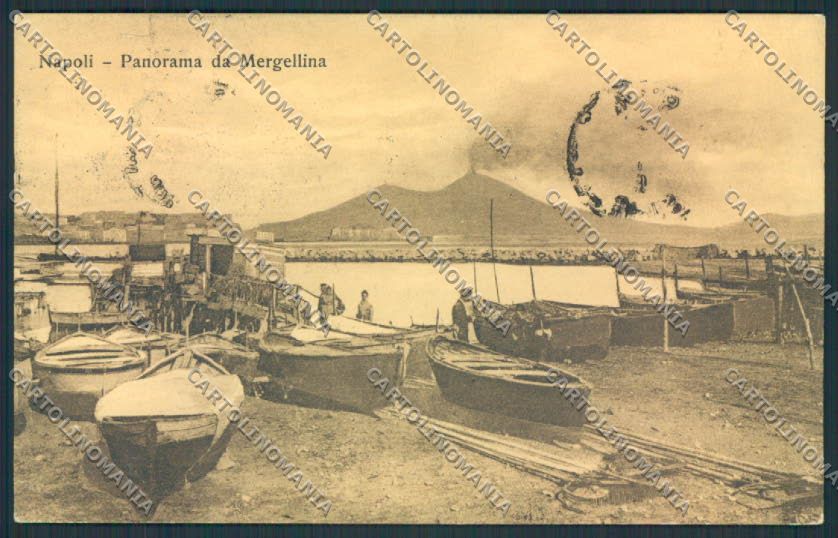 Napoli città Mergellina cartolina MV8317 – fronte