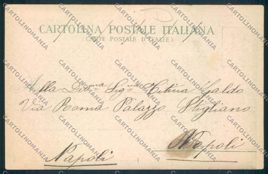 Napoli città FORO cartolina MV8318 – retro