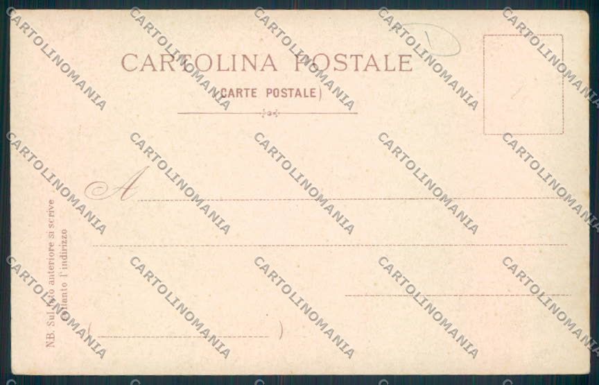 Napoli città cartolina MV8329 – retro