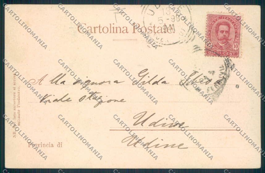 Napoli città cartolina MV8358 – retro