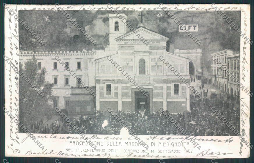 Napoli città Processione ABRASA cartolina MV8373 – fronte