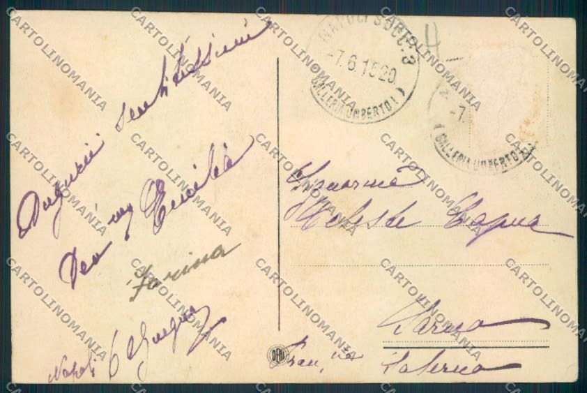 Napoli città Saluti da cartolina MV8388 – retro