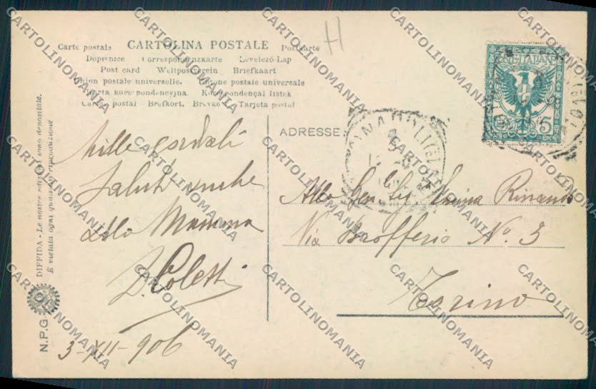 Napoli città Saluti da foto cartolina MV8395 – retro