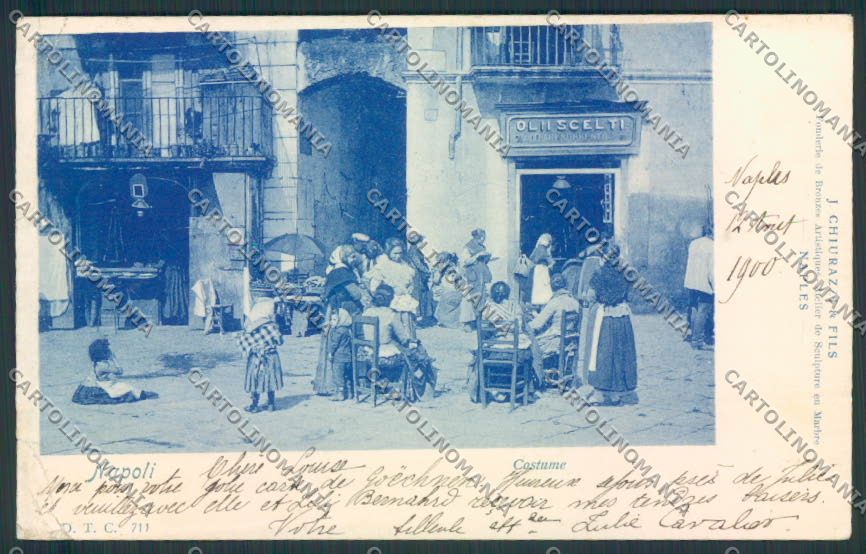 Napoli città STRAPPO PIEGHINE cartolina MV8428 – fronte