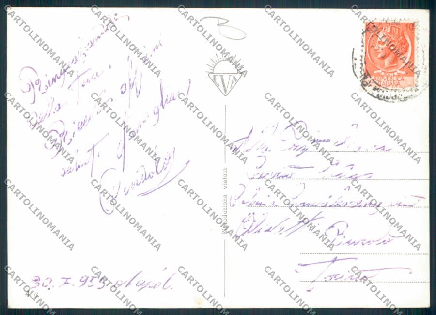 Napoli città FG foto cartolina MV8431 – retro
