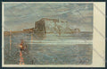 Napoli città Illustrata ABRASA cartolina MV8451 – fronte