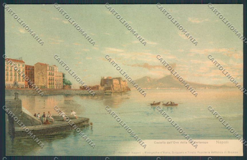 Napoli città Illustrata cartolina MV8453 – fronte