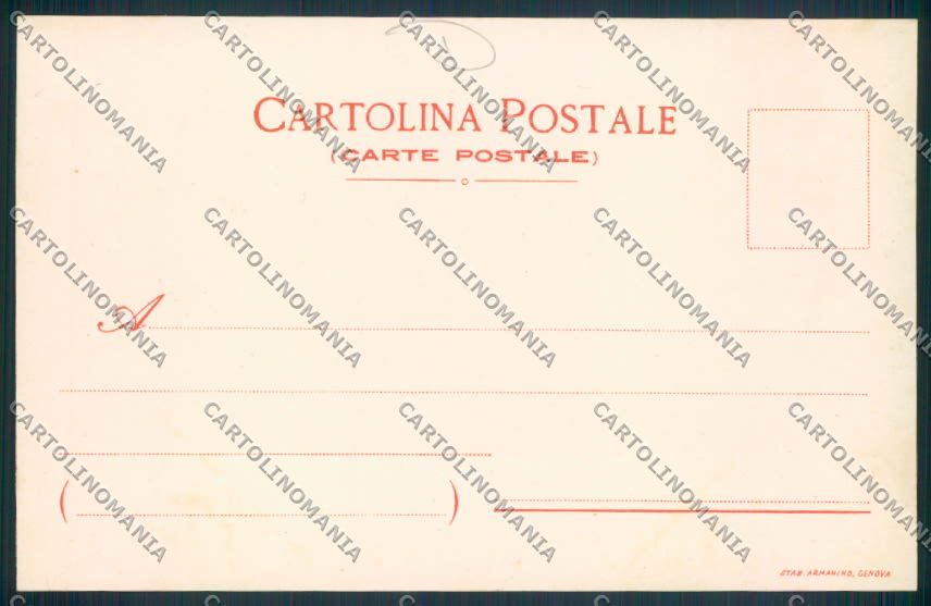 Napoli città Illustrata ABRASA cartolina MV8470 – retro