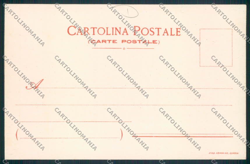 Napoli città Illustrata ABRASA cartolina MV8471 – retro
