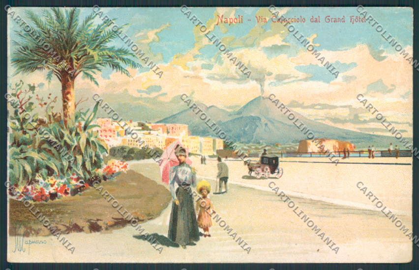 Napoli città Illustrata STRAPPO cartolina MV8473 – fronte