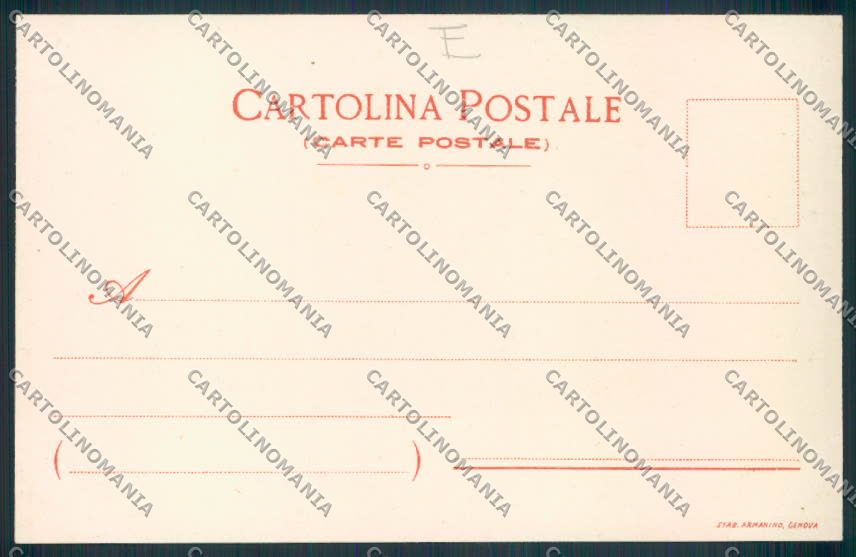 Napoli città Illustrata cartolina MV8480 – retro