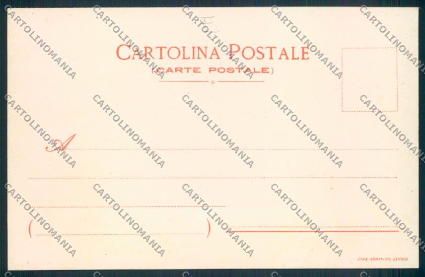 Napoli città Illustrata ABRASA cartolina MV8482 – retro