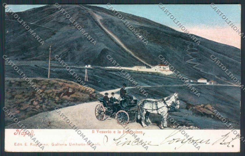 Napoli Vesuvio Vulcan cartolina MV8489 – fronte