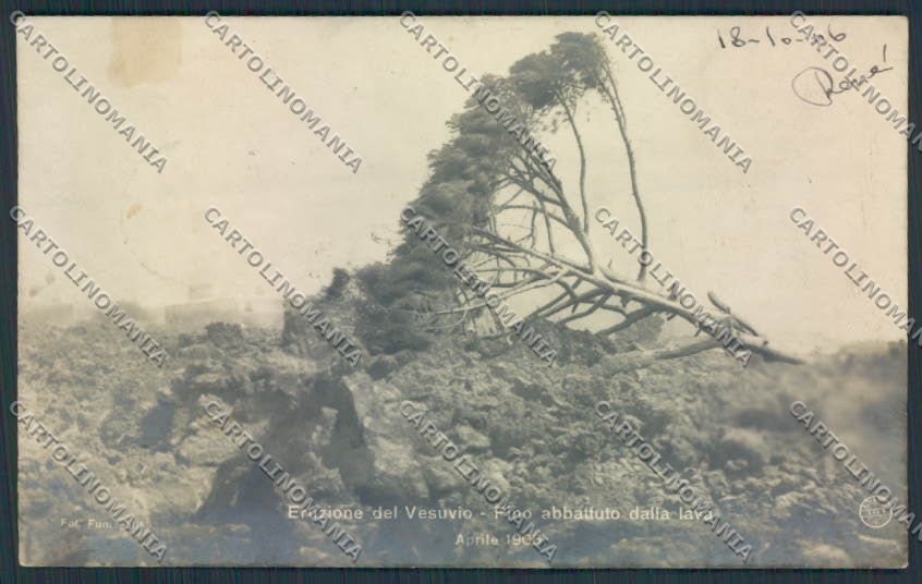 Napoli Vesuvio Vulcan foto cartolina MV8491 – fronte