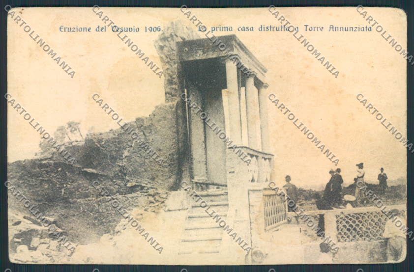 Napoli Vesuvio Vulcan Torre Annunziata cartolina MV8505 – fronte