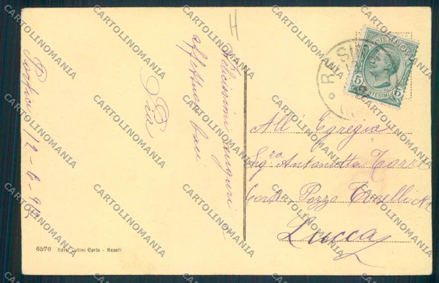 Napoli Portici cartolina MV8522 – retro