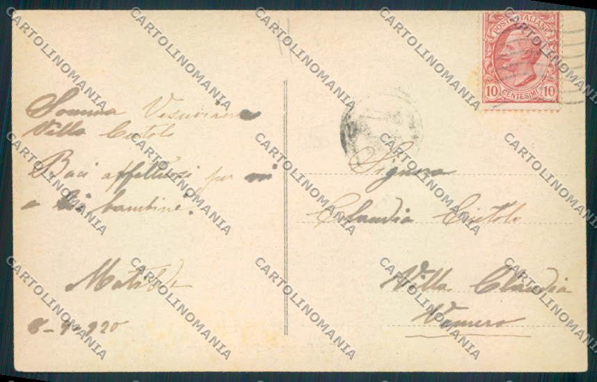 Napoli Somma Vesuviana cartolina MV8526 – retro