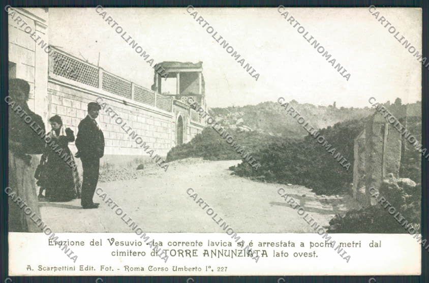 Napoli Torre Annunziata Vesuvio Vulcan cartolina MV8537 – fronte