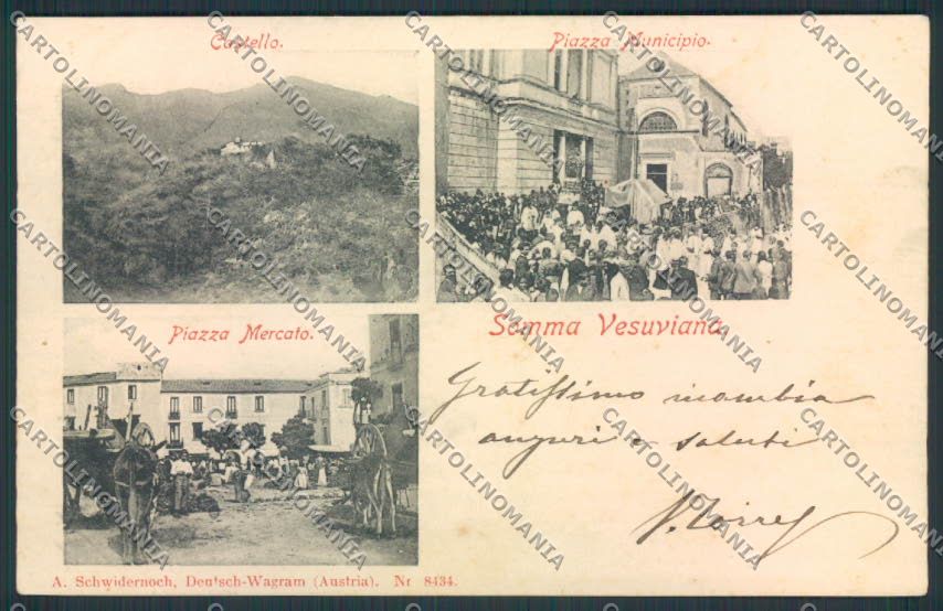 Napoli Somma Vesuviana cartolina MV8561 – fronte