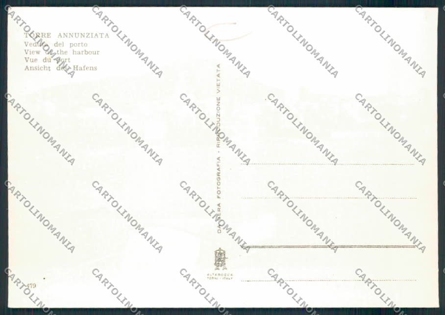 Napoli Torre Annunziata FG foto cartolina MV8568 – retro