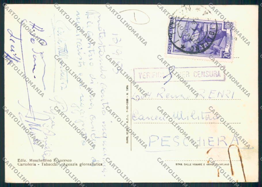 Napoli Marigliano FG cartolina MV8574 – retro