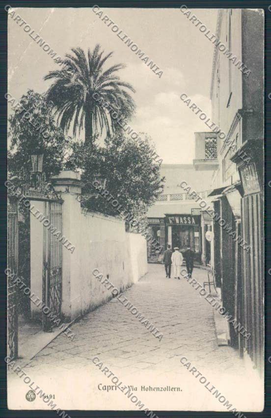 Napoli Capri PIEGHE cartolina MV8612 – fronte