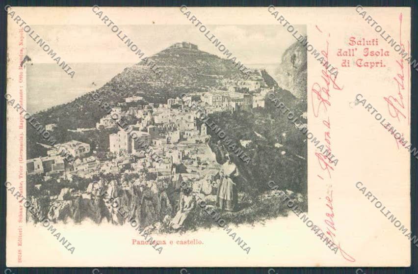 Napoli Capri cartolina MV8616 – fronte