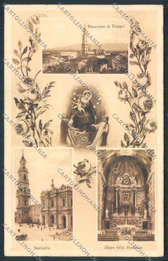 Napoli Pompei cartolina MV8635 – fronte