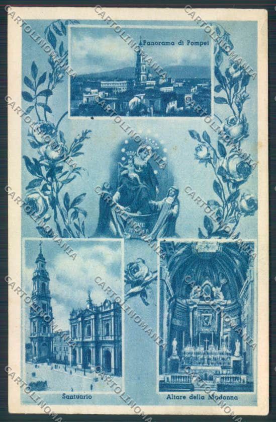 Napoli Pompei cartolina MV8636 – fronte