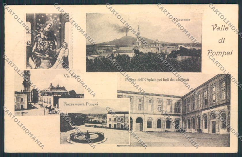 Napoli Pompei Valle cartolina MV8650 – fronte