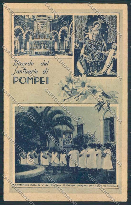 Napoli Pompei cartolina MV8651 – fronte
