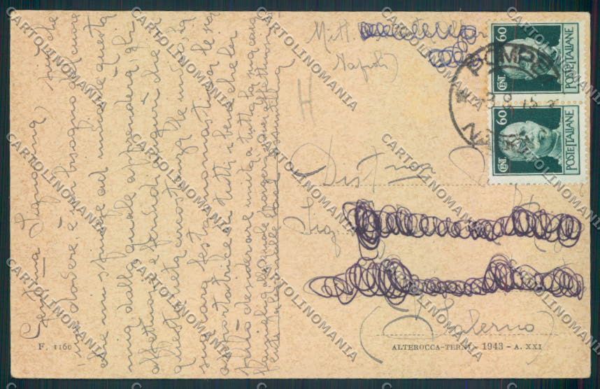 Napoli Pompei cartolina MV8651 – retro