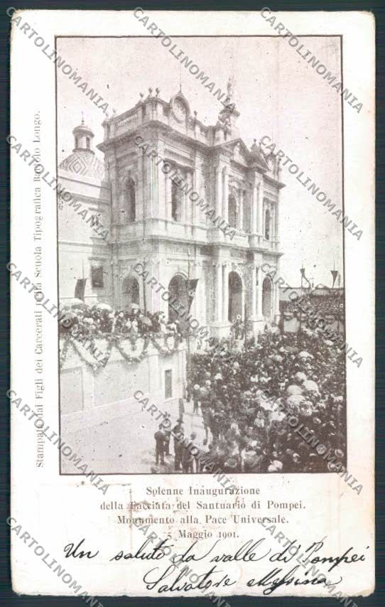 Napoli Pompei cartolina MV8652 – fronte