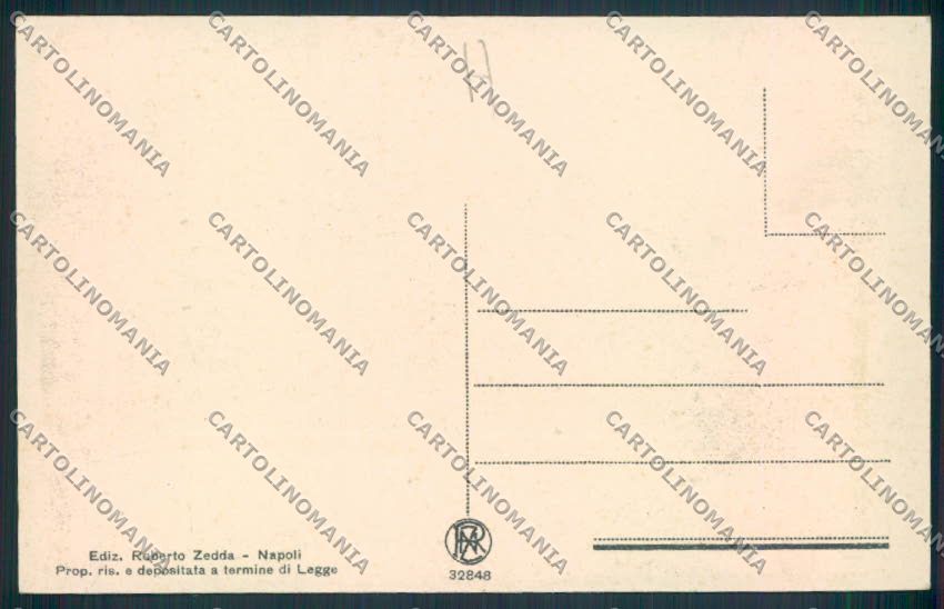 Napoli Pompei Valle cartolina MV8654 – retro