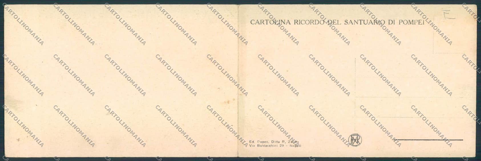 Napoli Pompei Doppia cartolina MV8661 – retro