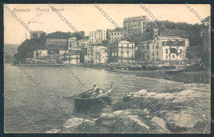 Napoli Sorrento PIEGHINE cartolina MV8702 – fronte