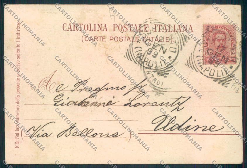 Napoli Sorrento FORO cartolina MV8706 – retro