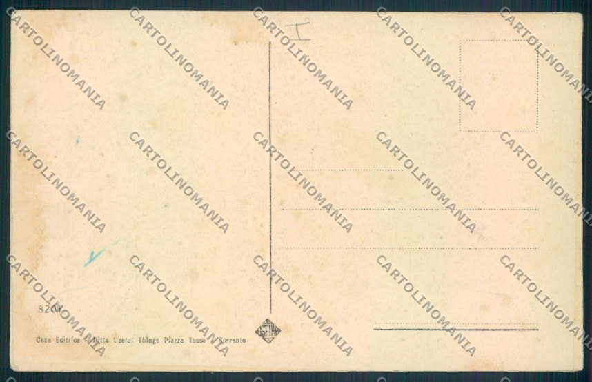 Napoli Sorrento REINCOLLATA cartolina MV8708 – retro