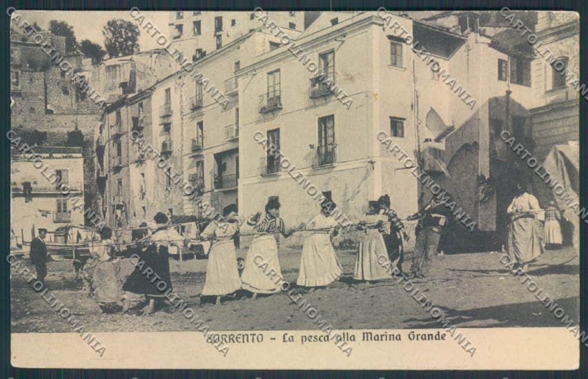Napoli Sorrento RIPARATA cartolina MV8712 – fronte