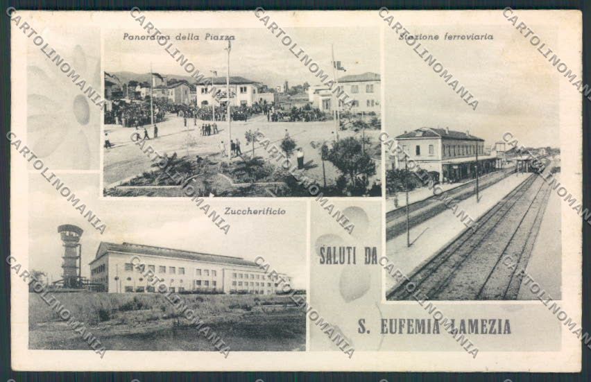 Catanzaro S.Eufemia Lamezia Zuccherificio ABRASA cartolina MV8725 – fronte