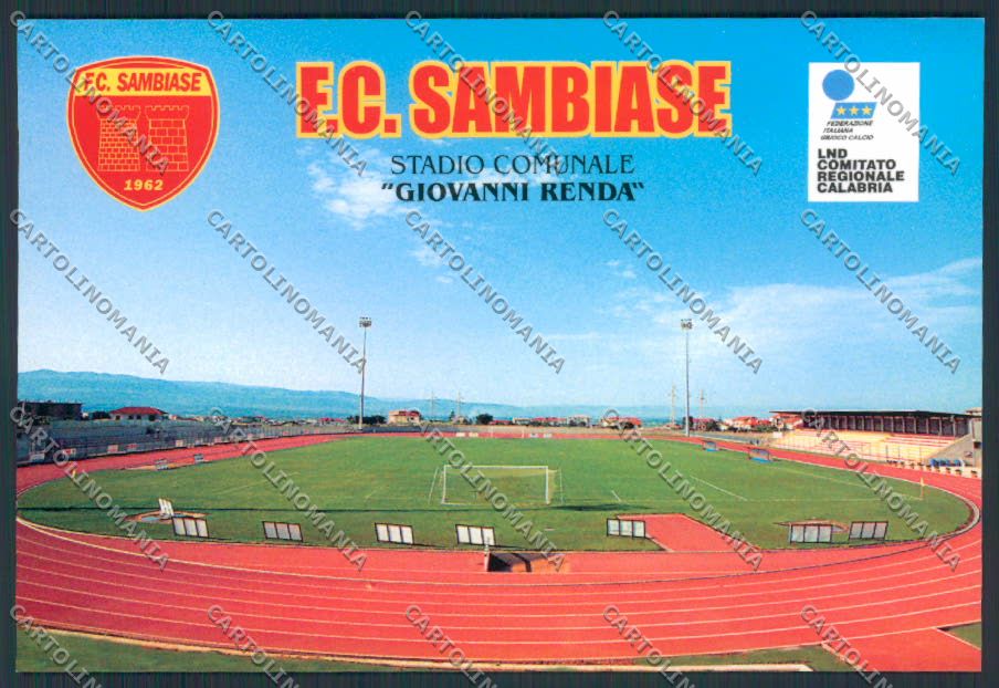 Catanzaro Stadio Sambiase FG foto cartolina MV8727 – fronte