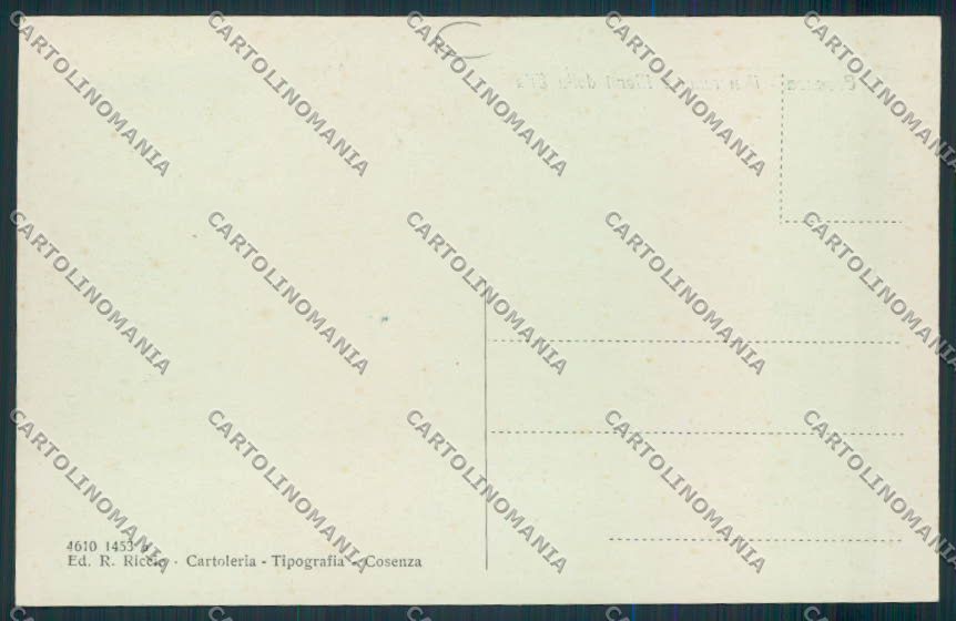 Cosenza città cartolina MV8734 – retro