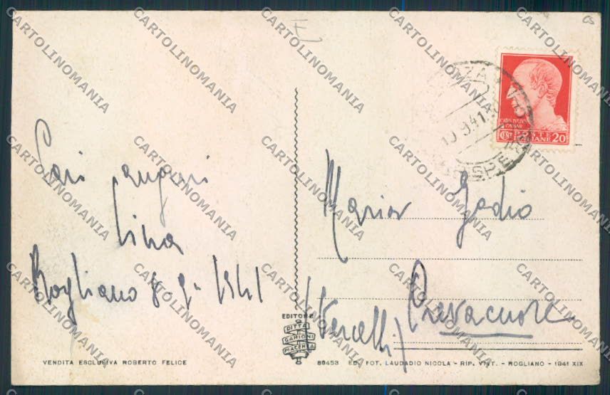 Cosenza Rogliano cartolina MV8741 – retro