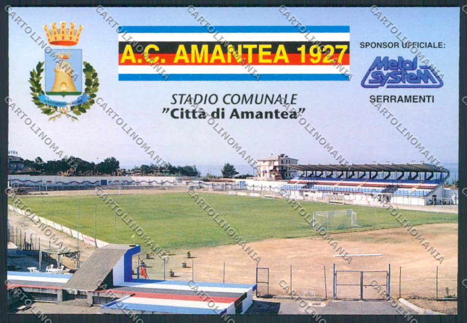 Cosenza Stadio Calcio Amantea FG foto cartolina MV8747 – fronte